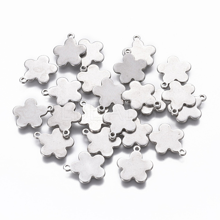 Non-Tarnish 201 Stainless Steel Charms X-STAS-L234-097P-1