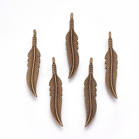 Tibetan Style Alloy Pendants X-TIBEP-Q064-43AB-NR-1