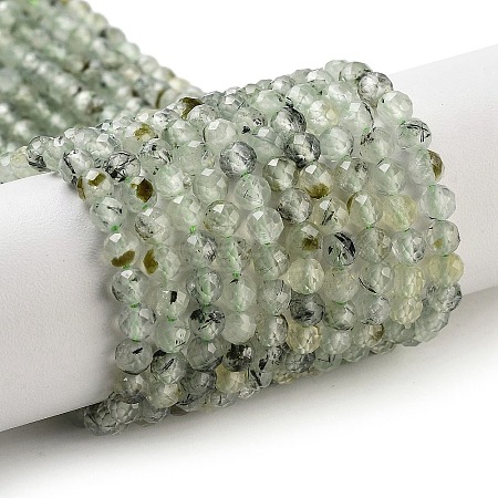 Natural Prehnite Beads Strands G-G140-A19-03-1