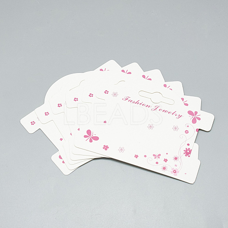 Cardboard Necklace Display Cards X-CDIS-R034-40-1