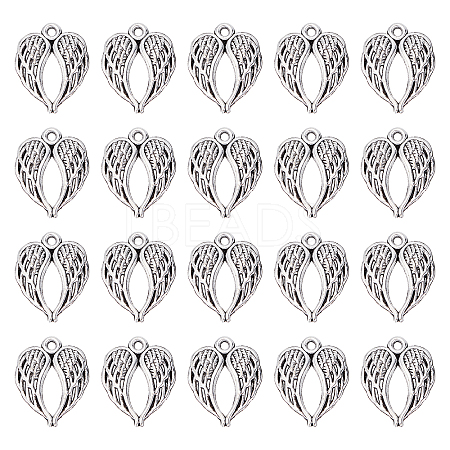 SUNNYCLUE 60Pcs Tibetan Style Alloy Pendants TIBE-SC0001-82-1