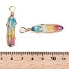 Lampwork Pendants GLAA-T023-07M-4
