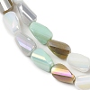 Electroplate Glass Beads Strands EGLA-P065-01A-09-4