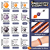  12 Strands 12 Style Halloween Theme Transparent Glass Beads Strands GLAA-TA0001-42-4