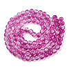 Transparent Crackle Baking Paint Glass Beads X1-DGLA-T003-01B-09-2