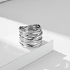Cross 304 Stainless Steel Finger Rings FS-WG16BAC-05-2