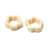 Flower Hollow Glazed Porcelain Bead Frame PORC-A034-09H-2