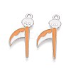 Halloween Theme Alloy Enamel Pendants ENAM-T022-54P-09-1