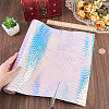 1Pc Laser PU Leather Fabric DIY-CL00001-85B-3