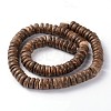Natural Coconut Shell Rondelle Bead Strands COCB-O001-03-1