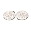 Non-Tarnish 304 Stainless Steel Pendants STAS-A074-03A-P-3