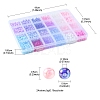 120G 24 Style Transparent & Opaque Acrylic Beads OACR-FS0001-21-6