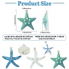 30Pcs 5 Styles Opaque Resin Pendants RESI-CJ0004-91-2
