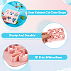 2Pcs ABS Plastic Clay Molds DIY-TA0004-57-4