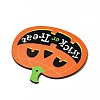 Single Face Printed Wood Big Pendants WOOD-I010-08D-3