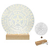 Acrylic Wiccan Vintage Metatrons Star Tabletop Decor Plate Night Light PW-WG63634-02-1