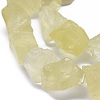 Natural Lemon Quartz Bead Strands G-K291-E02-3