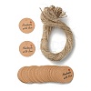 100Pcs Kraft Paper Gift Tags CDIS-YW0001-11C-1