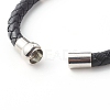 Handmade Evil Eye Lampwork Beads Beaded Bracelets BJEW-JB06373-6