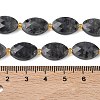 Natural Larvikite Beads Strands G-A295-A03-01-5