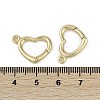 Brass Spring Gate Rings KK-Z078-06G-3