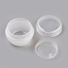 20g PP Plastic Portable Mushroom Cream Jar MRMJ-WH0023-01C-3