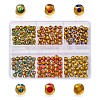 180Pcs 6 Colors Electroplate Glass Beads Strands EGLA-YW0001-55-1