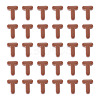 Opaque Acrylic European Beads OACR-TAC0019-006T-2