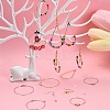 DIY Brass Geometric Hoop Earring Making Kit DIY-YW0008-60-6