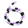 Fixed 3 Color Handmade Polymer Clay Bead Strands CLAY-S096-029C-2