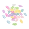 Frosted Transparent Acrylic Beads FACR-C001-01D-1