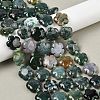 Natural Moss Agate Beads Strands G-NH0009-A01-02-2