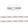 3.28 Feet 304 Stainless Steel Paperclip Chains X-STAS-H111-03P-2