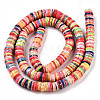 Handmade Polymer Clay Beads Strand CLAY-T018-04D-2