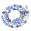 Electroplate Glass Beads Strands EGLA-S194-17C-2