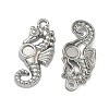 304 Stainless Steel Pendant Cabochon Settings STAS-P446-02P-2