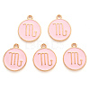 Alloy Enamel Pendants ENAM-S124-01A-09L-2