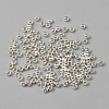 Rondelle Brass Crimp Beads KK-WH0365-001D-S-1