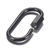 304 Stainless Steel Screw Carabiner Lock Charms STAS-H107-04A-B-2