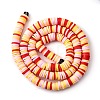 Handmade Polymer Clay Beads Strands CLAY-R089-6mm-T02B-16-7