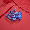 Chinese Style Alloy Enamel Chandelier Components Links X-ENAM-E329-05A-G-8