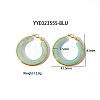 Stylish 304 Stainless Steel Fever Hoop Earrings KA3294-4-1