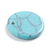 Synthetic Turquoise Charms G-L561-001U-3