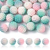 Imitation Pearl Acrylic Beads OACR-FS0001-32B-1