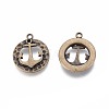 Tibetan Style Alloy Pendants TIBE-S301-019AB-NR-2