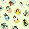 24Pcs 12 Styles Alloy Enamel Pandants ENAM-CJ0005-09-3