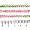Transparent Painted Glass Beads Strands DGLA-A034-T4mm-A18-3