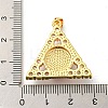 Golden Brass Pendants KK-L209-007G-05-3
