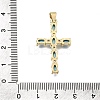 Brass Pave Cubic Zirconia Pendants CU-CBAE7DF-11G-A05-3