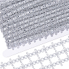 Polyester Lace Ribbon OCOR-WH0078-112B-1